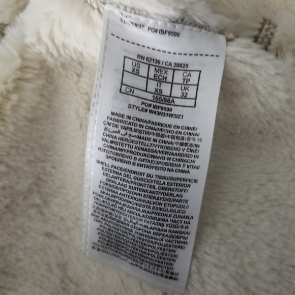 GUESS | plush lined vegan suede waterfall vest - Picture 6 of 7